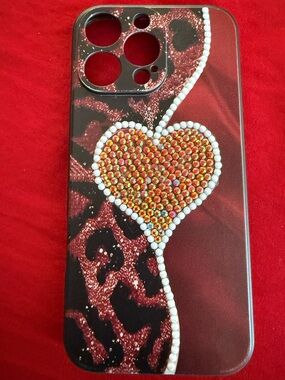 iPhone 16 Pro max Rhinestone Handmade Case